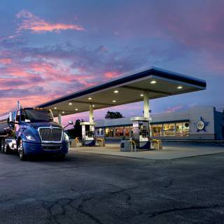 Fuel station wallpaper