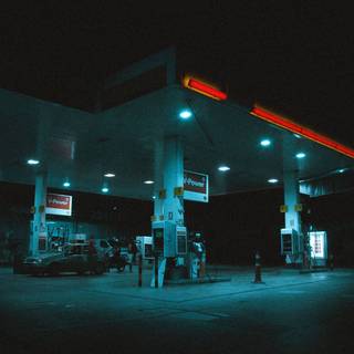 Fuel station wallpaper