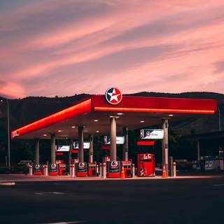 Fuel station wallpaper
