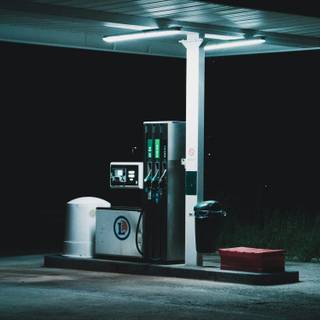 Fuel station wallpaper
