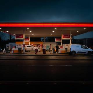 Fuel station wallpaper