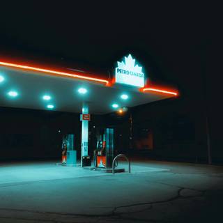 Fuel station wallpaper