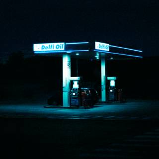 Fuel station wallpaper