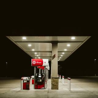Fuel station wallpaper