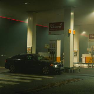 Fuel station wallpaper