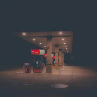 Fuel station wallpaper