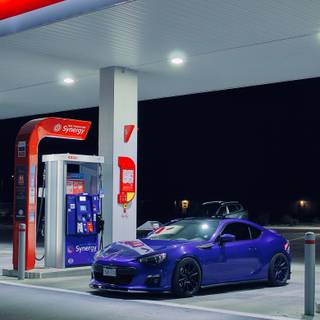 Fuel station wallpaper