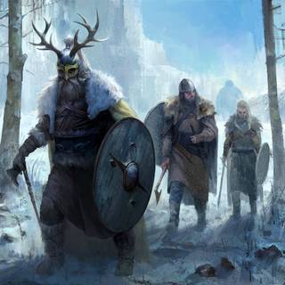 Viking 4k PC wallpaper