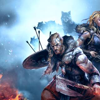 Viking 4k PC wallpaper