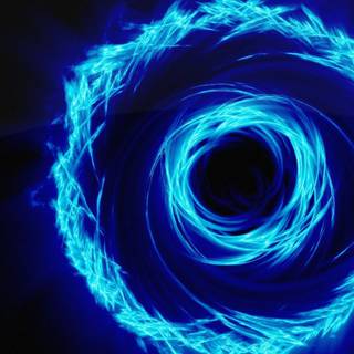 Blue flame 4k wallpaper