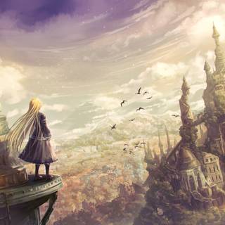 4k anime fantasy wallpaper