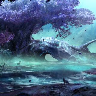 4k anime fantasy wallpaper