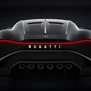Bugatti logo 4k wallpaper