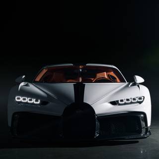 Bugatti logo 4k wallpaper