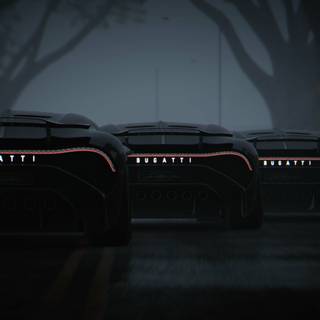 Bugatti logo 4k wallpaper