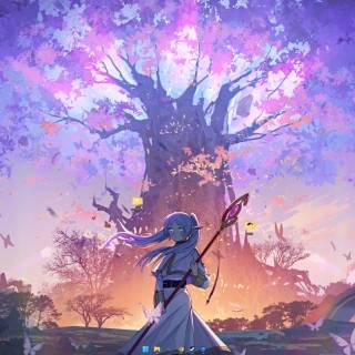 4k anime fantasy wallpaper