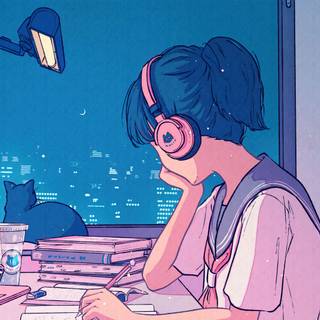 4k aesthetic lofi wallpaper