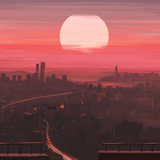 4k aesthetic lofi wallpaper