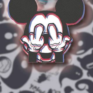 Mickey Mouse drip 4k wallpaper