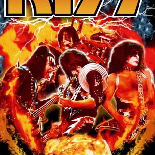 Kiss band phone wallpaper