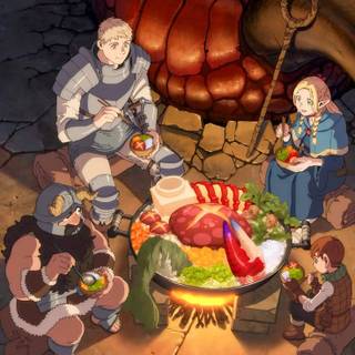 Delicious in Dungeon phone wallpaper
