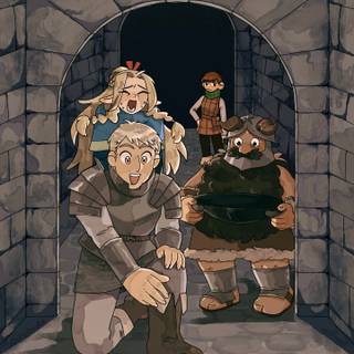 Delicious in Dungeon phone wallpaper