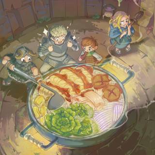 Delicious in Dungeon phone wallpaper