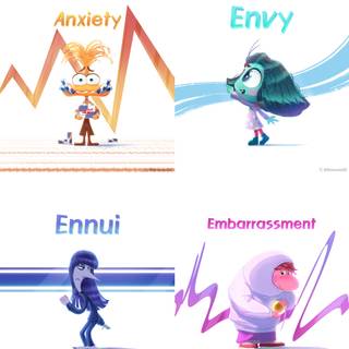 Inside Out 2 iPhone wallpaper