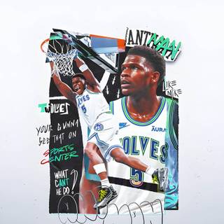 Anthony Edwards iPhone wallpaper