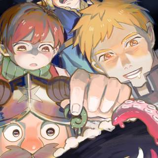 Delicious in Dungeon phone wallpaper