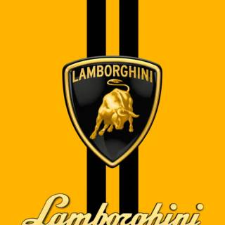Lamborghini logo phone wallpaper