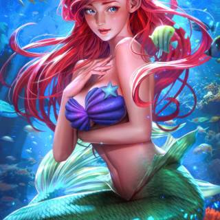 Little Mermaid iPhone wallpaper