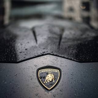 Lamborghini logo phone wallpaper