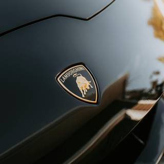 Lamborghini logo phone wallpaper