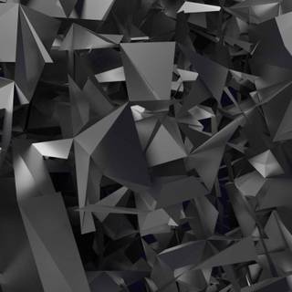 4k black geometric wallpaper