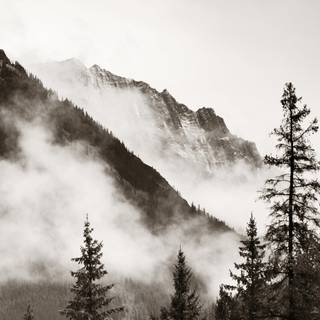 Black mountain phone wallpaper