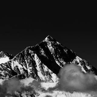 Black mountain phone wallpaper