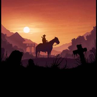 iPhone RDR2 wallpaper