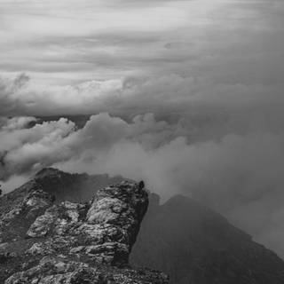 Black mountain phone wallpaper