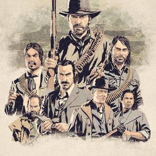 iPhone RDR2 wallpaper