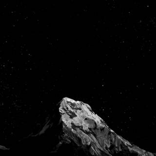 Black mountain phone wallpaper