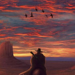 iPhone RDR2 wallpaper