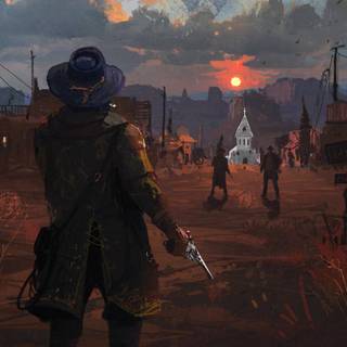 iPhone RDR2 wallpaper