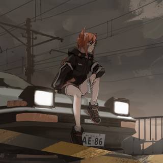 Anime cars phone wallpaper