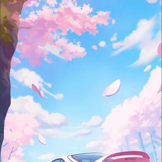 Anime cars phone wallpaper
