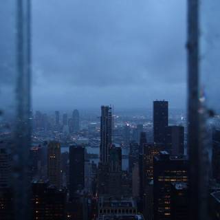 Rain city phone wallpaper