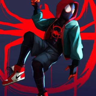 Phone Miles Morales wallpaper