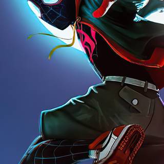 Phone Miles Morales wallpaper