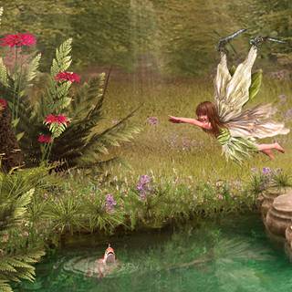 Desktop fairy wallpaper