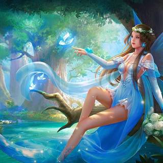 Desktop fairy wallpaper